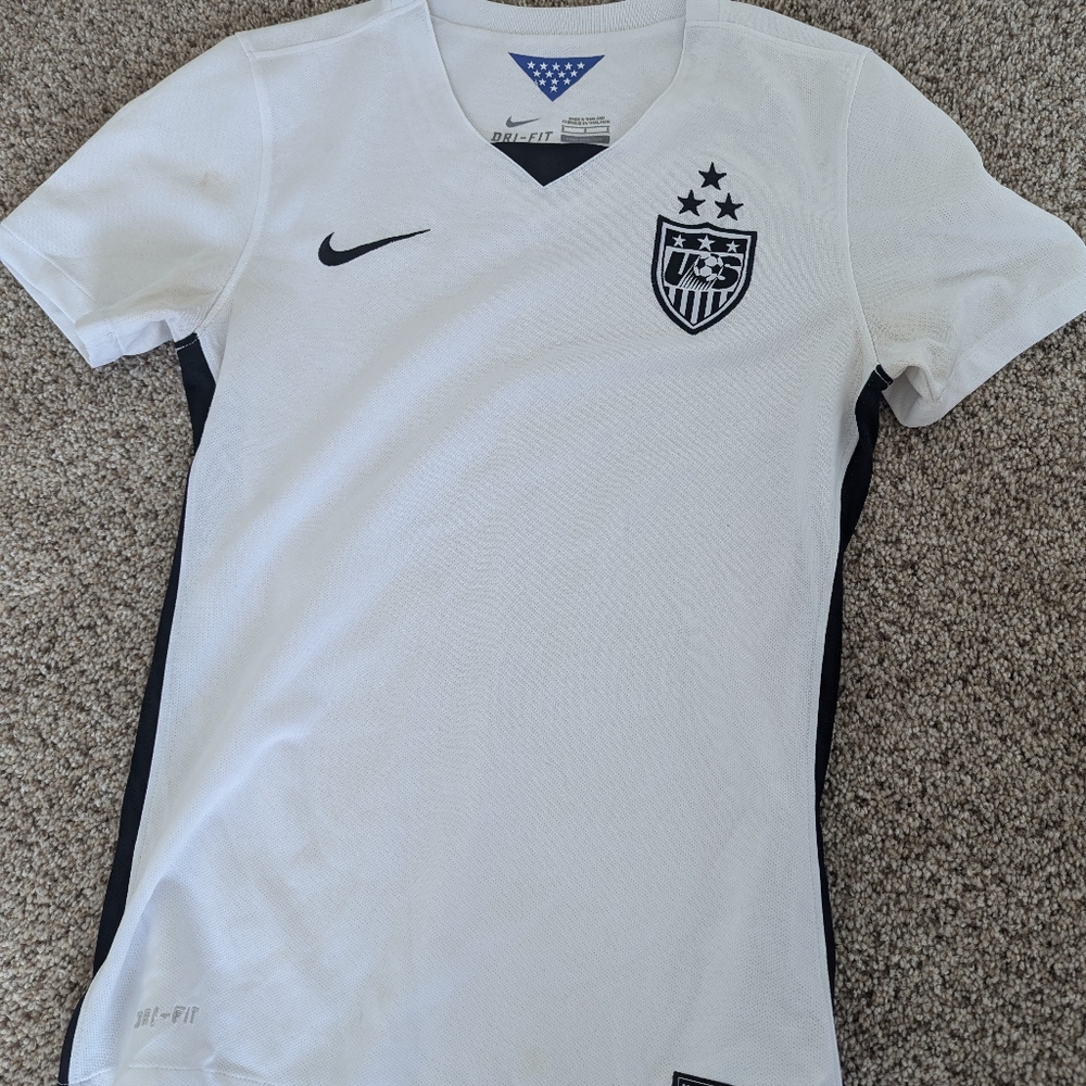 Nike USA White Soccer Jersey
